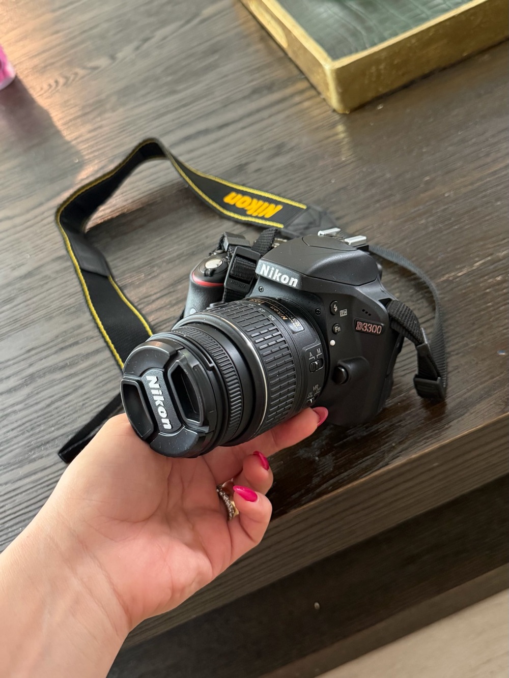 Nikon D3300 DSLR Camera in Black with Black 18-55mm Kit Lens